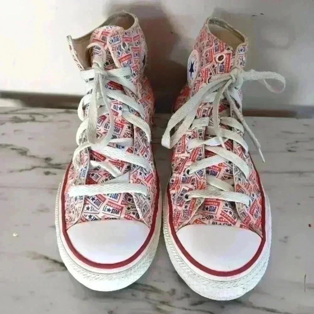Converse Boys Chuck Taylor All Star License Plate High Top Shoes 5